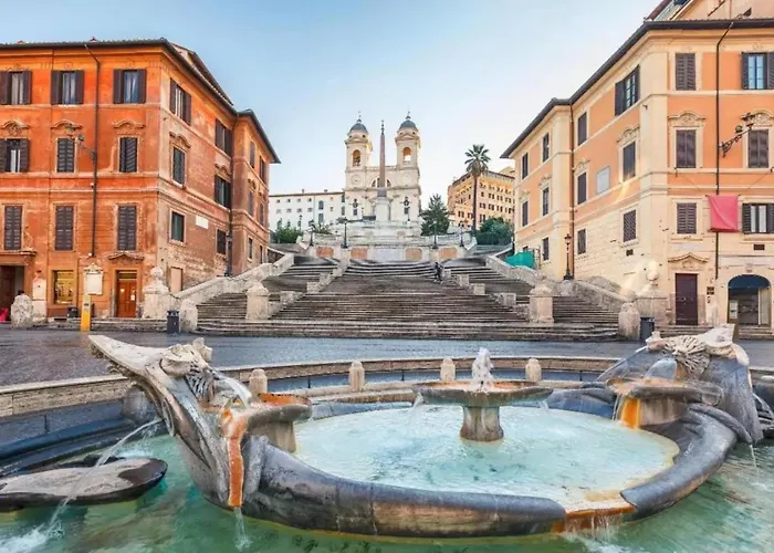 Amazing Panoramic Artist's Loft Spanish Steps Apartmán Řím