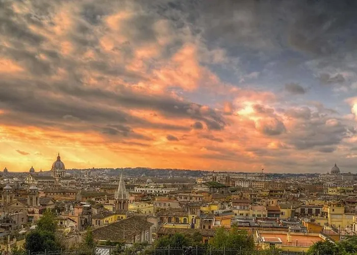 Amazing Panoramic Artist's Loft Spanish Steps Apartmán